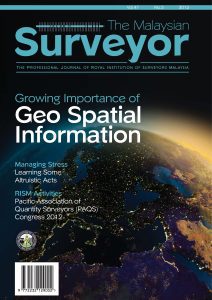 The Malaysian Surveyor Vol 47 no 3 – 2012