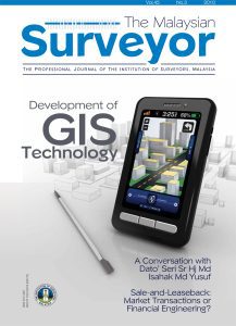 The Malaysian Surveyor Vol 45 no 3 – 2010
